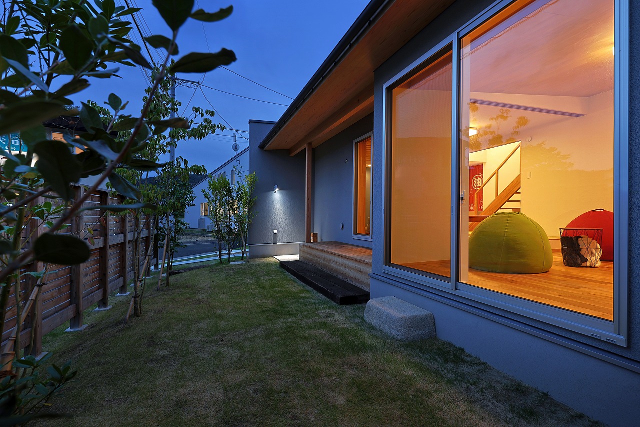 夜景-庭